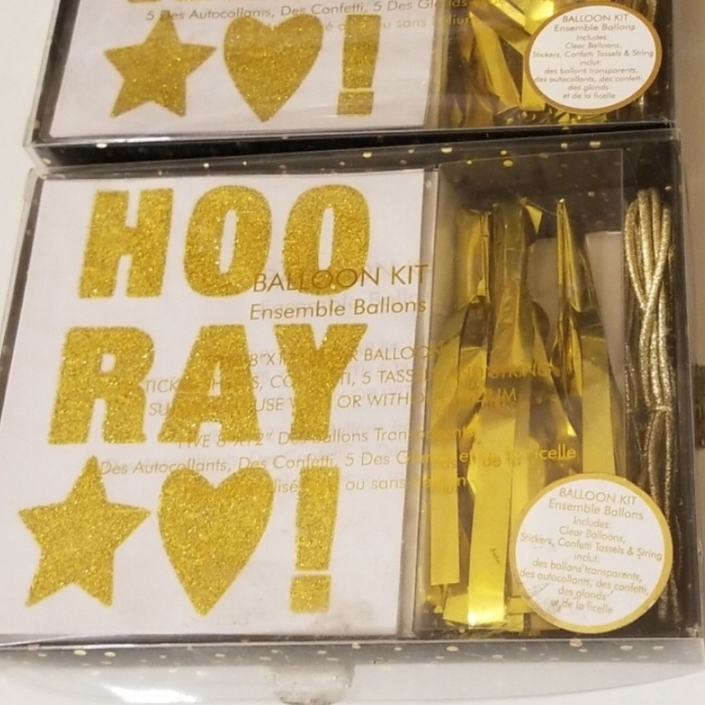 Gold Themed Balloon Kits Parties Occasion